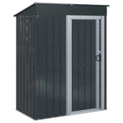 Casette da giardino Antracite 137 x 81 x 180 cm Metallo CFW7308862