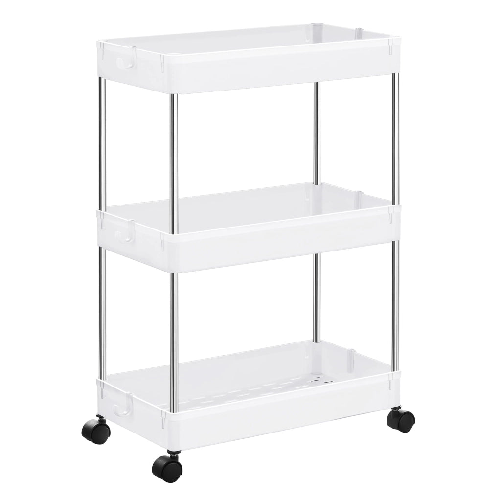 Valora ARMADIO SU RUOTE CON 3 RIPIANI Mobile Storage Bianco