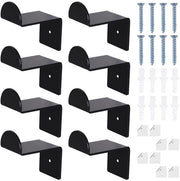 Pendenti per cappelli 8 pezzi - Supporto per cappello cowboy - Materiale acrilico - Leggero - Disegno a arco allungato - Varie modalità di installazione - Cappelliera