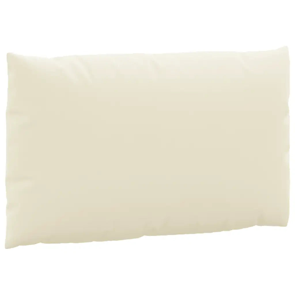 Cuscini per Pallet 3 pz | Cuscini per sedie Bianco Crema in Tessuto Oxford
