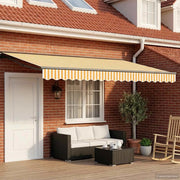 Cornice per Tenda Manuale con LED 4,5 × 3 m 3420878