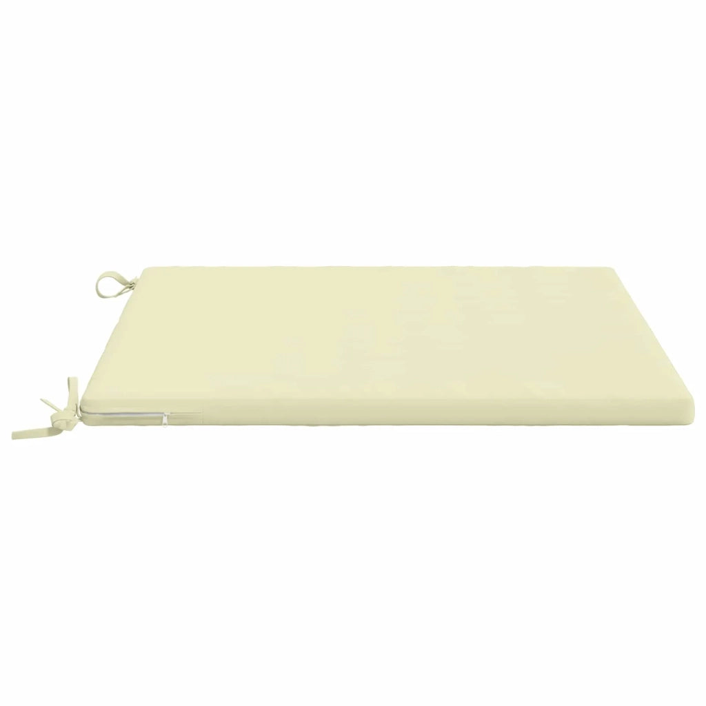 Cuscini per Sedia in 4 Pezzi SOEST 4 pz 100% Poliestere Crema 944620