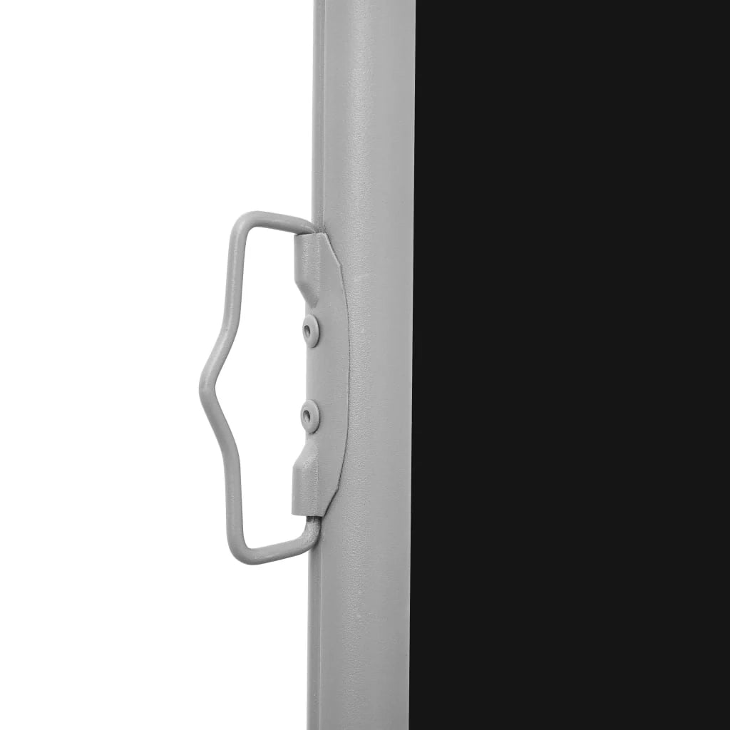 Tenda da sole laterale retrattile 140 x 600 cm nera 02_0007269