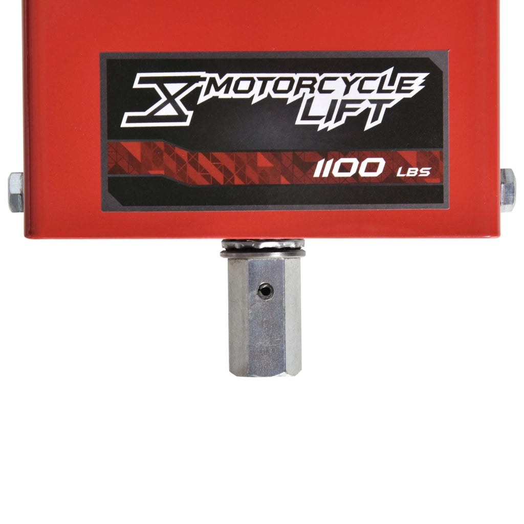 Piattaforma Elevatrice per Motociclette ¨C Minimal ¨C Nero e Rosso 500 kg