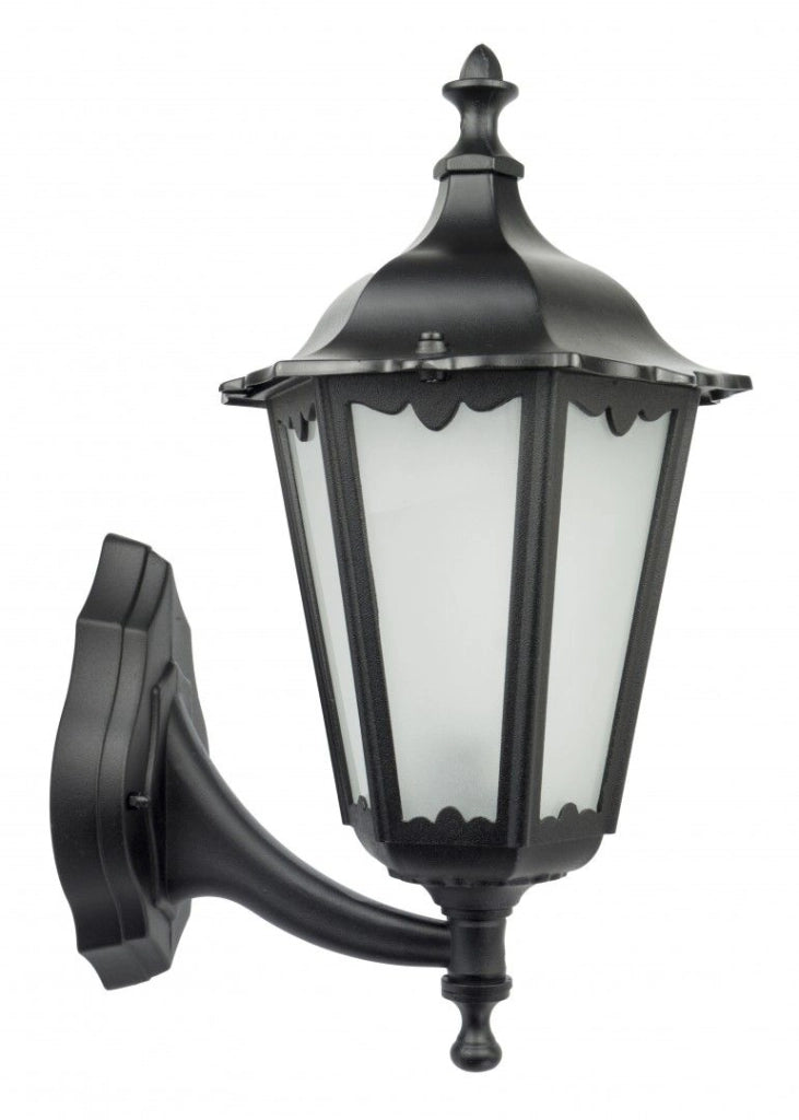 Applique esterna superiore SU-MA Retro nera E27 IP43