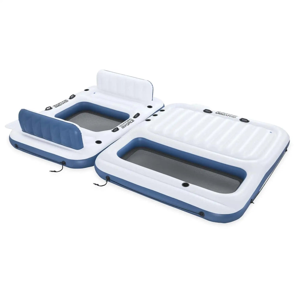 Bestway Isola galleggiante Hydro-Force 2 pcs Bianco e Blu PVC 42035721