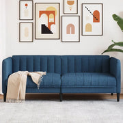 Divano a 2 Posti-Sofa 2 Posti Blu in Tessuto 325505