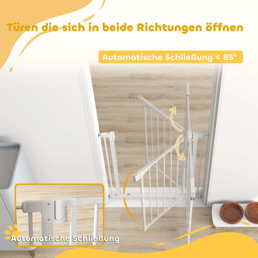 Cancello di Sicurezza per Scale per Bambini ¨C Minimal ¨C Bianco 76x81 cm