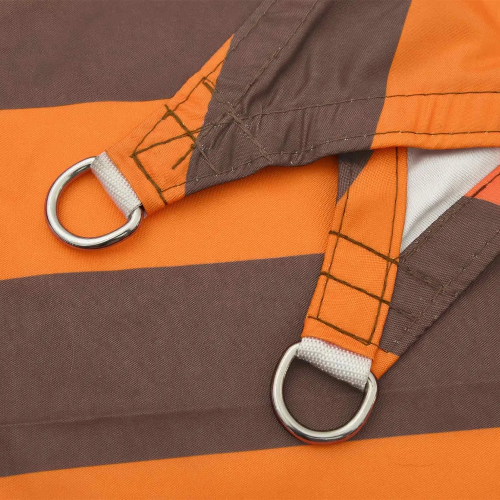 Vela Parasole | Telo Ombra | Vela da ombra solare Arancione e Marrone 6 x 6 m