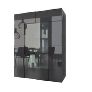 Credenza/Vetrina LONDON antracite