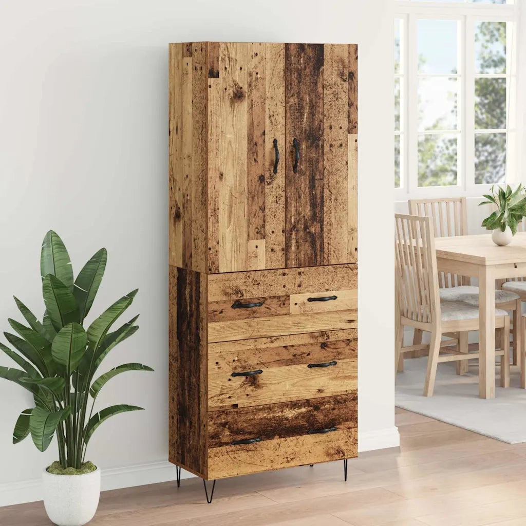Credenza con cassetto 2 pcs Legno vecchio Legno multistrato 3415780