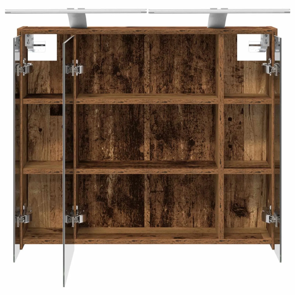 Mobiletto per specchio da Bagno | Armadio da bagno Legno vecchio