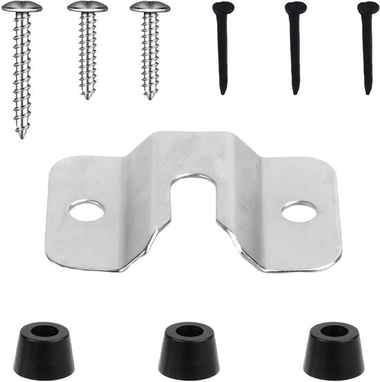 Kit di Montaggio per Tavolo da Dadi, Kit di Appendi Tavolo da Dadi per Parete, Supporto per Tavolo da Dadi a Parete, Set di Viti, Ganci e Grucce per Accessori Giochi di Dadi
