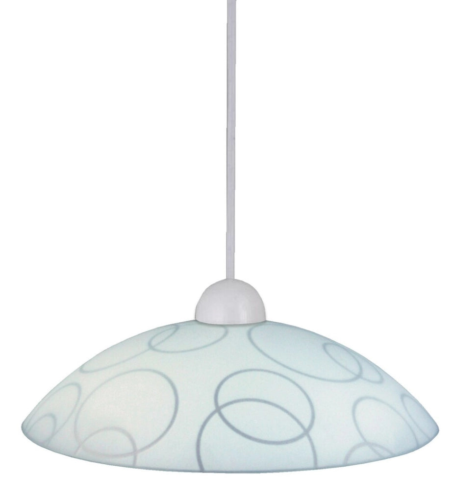 Lampada a sospensione Rabalux Ada bianco E27 1 luce 60W