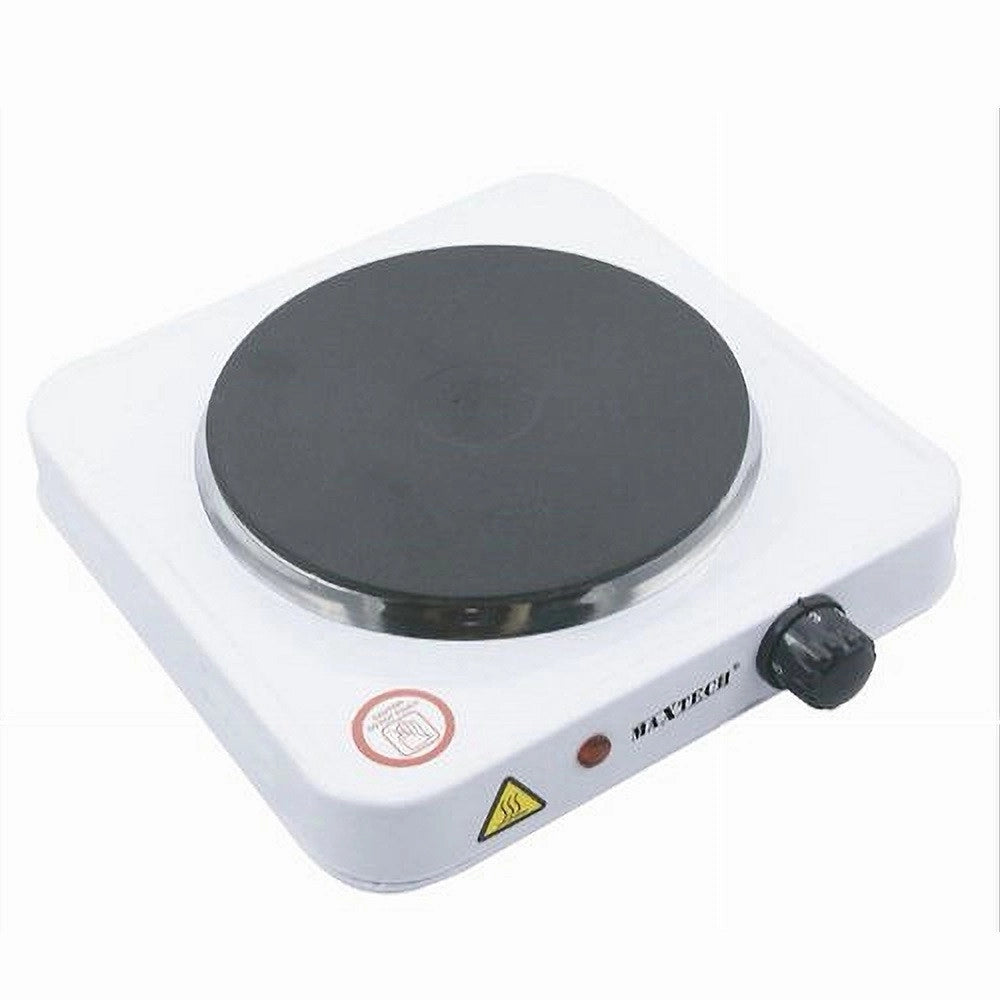 Trade Shop - Fornello Elettrico 1500w Portatile 18,5 Cm Da Viaggio Campeggio H-002a Maxtech -