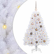 Albero di Natale | Decorazioni natalizie artificiale Bianco 68 x 68 x 120 cm