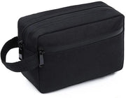 Organizzatore per strumenti da trucco e spazzole, unisex, con manico e contenitore per asciugamani, ripiegabile.