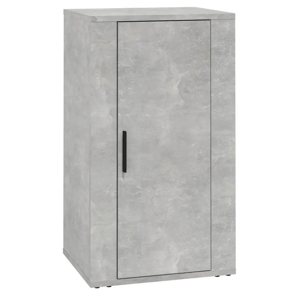 Credenza Grigio Cemento 40x33x70 cm in Legno Multistrato 819416