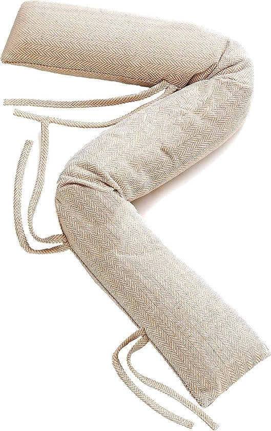 Striscia di protezione per finestre fino a 120cm - Lavabile - Efficace nell'uso dell'energia - Lunga e robusta - Adatta anche per porte larghe - Beige