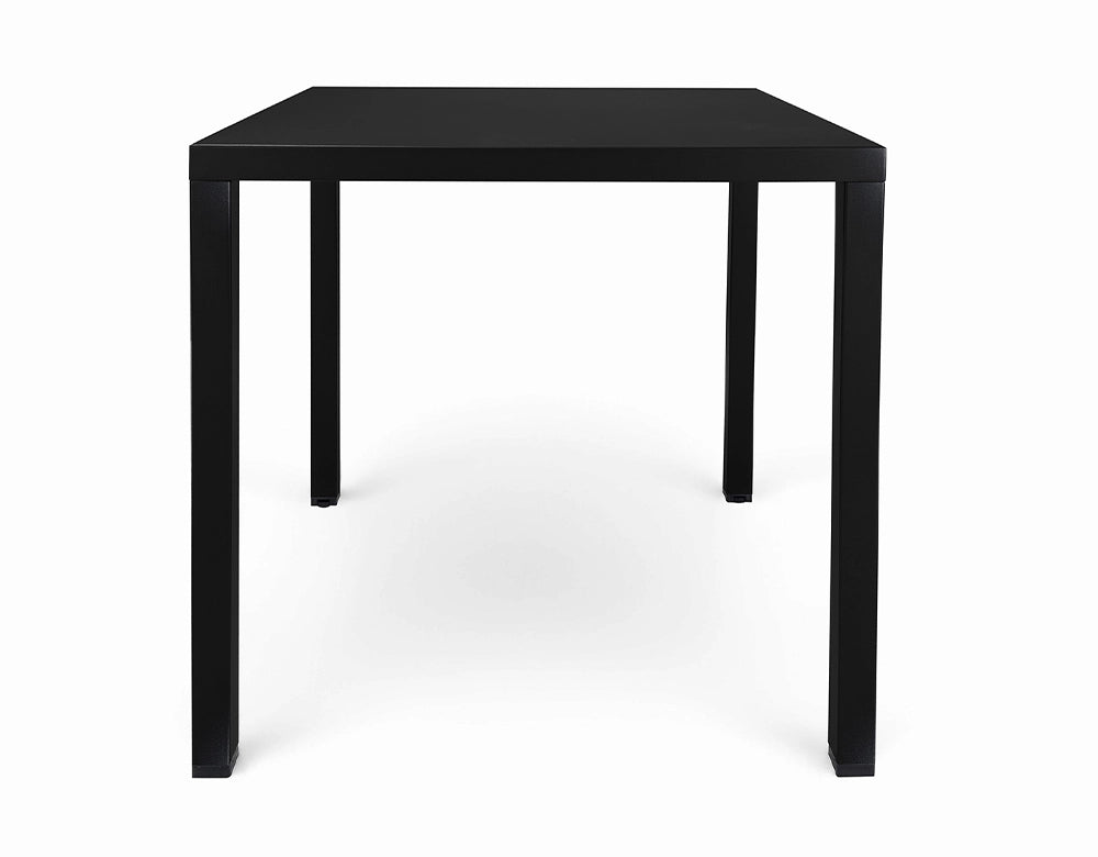 Tavolo da esterno 70×70 cm tavolo da giardino Nero Alan - TQ10-7.7AL