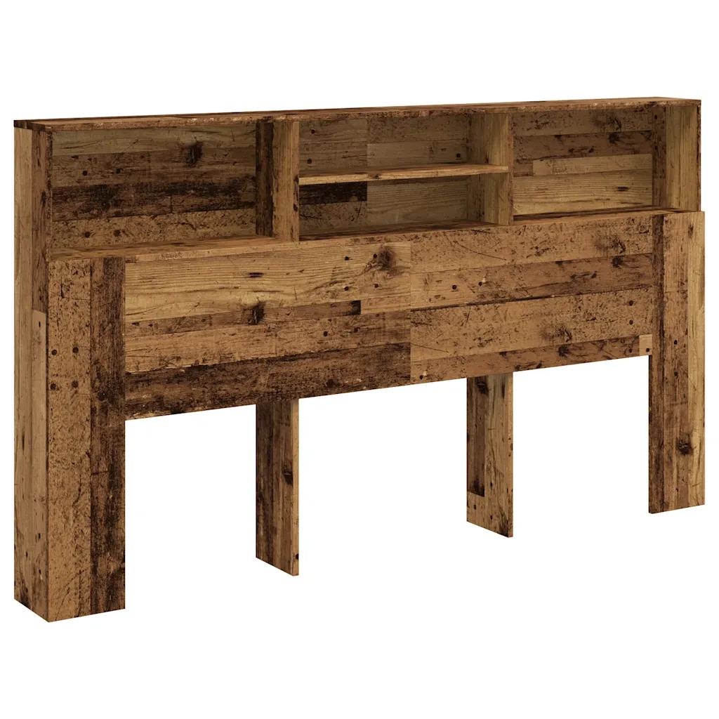 Testiera | Testata con Contenitore Legno 180x19x103,5 cm in Truciolato