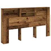 Testiera | Testata con Contenitore Legno 180x19x103,5 cm in Truciolato