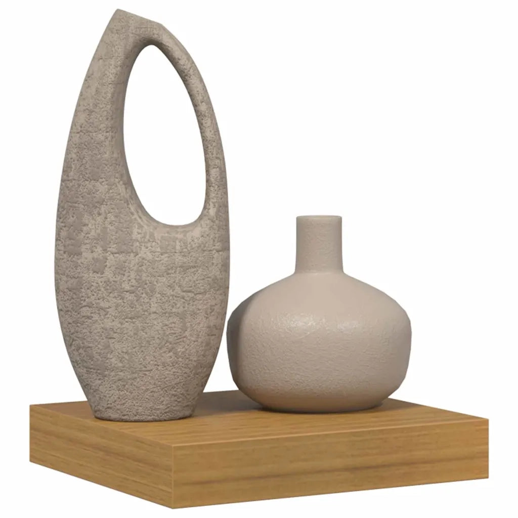 Scaffale da parete | Ripiano a parete | Mensola a parete Beige 23 x 23,5 x 4 cm Legno multistrato