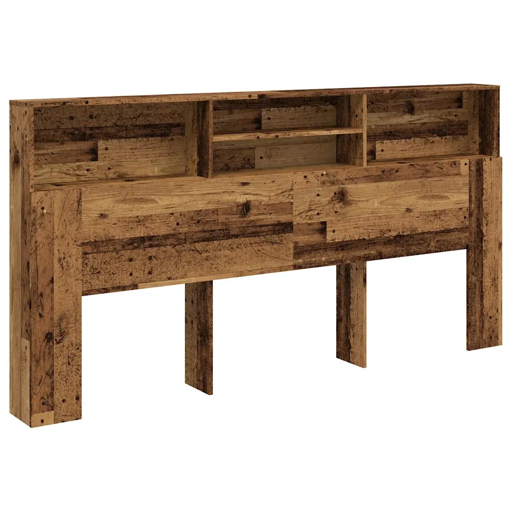 Testiera | Testata con Contenitore Legno Antico 200x19x103,5cm Truciolato