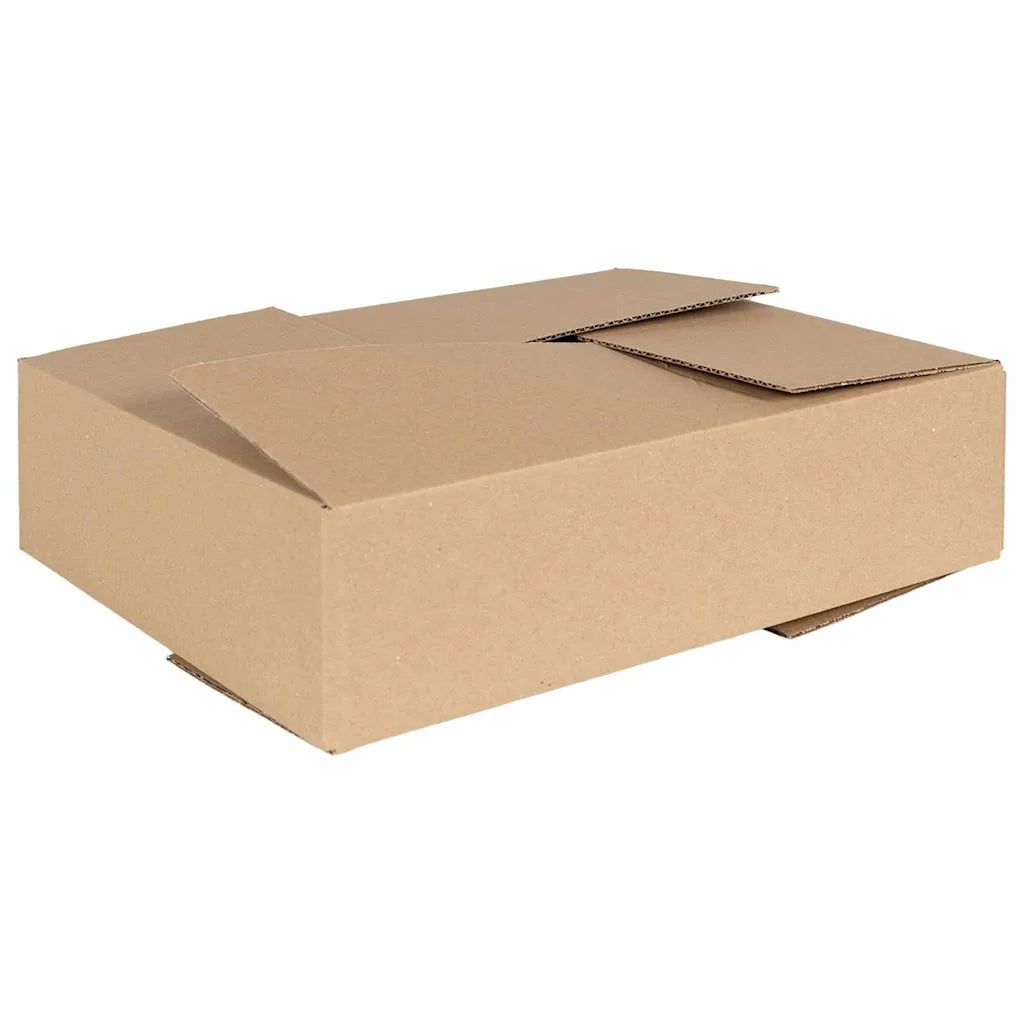 Scatola Pieghevole 50 pz Naturale 40 x 30 x 10 cm Cartone CFW1770856