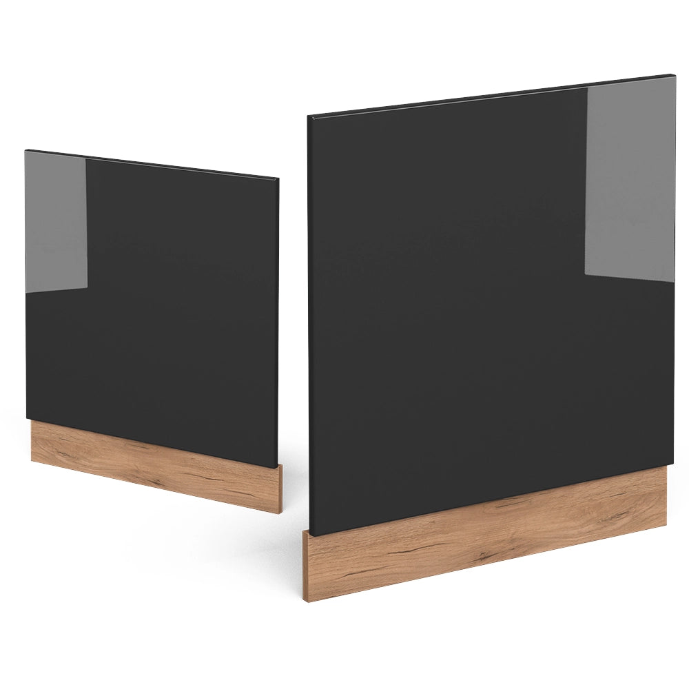Vicco Pannello frontale Antracite lucido 60 cm , PL Rovere