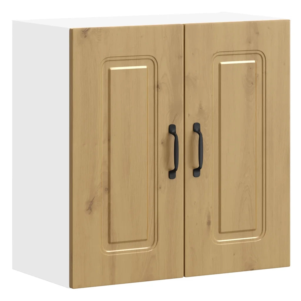 Pensile da Cucina | Mobile da Cucina Kalmar Rovere Artigianale Legno Multistrato