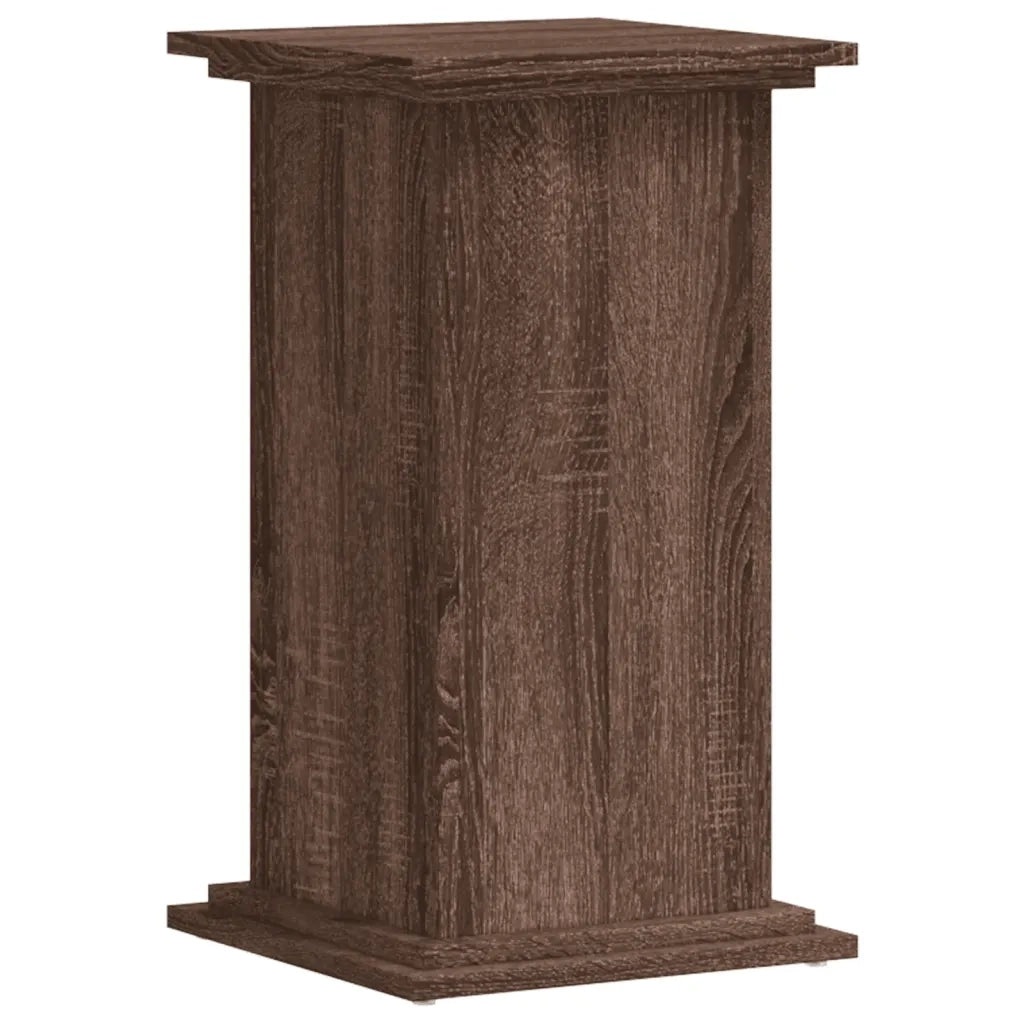 Supporto per piante | Sostegno per piante Rovere Marrone 33x33x60cm Legno Multistrato