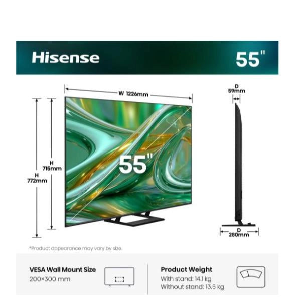 55 e89s mini led 4k uhd vidaa 144hz - 55E89S