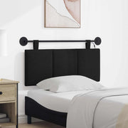 Testiera sospesa Con luce LED Nero Tessuto 3424765