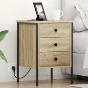 Armadio da Notte con cassetto Rovere Sonoma 42 x 41 x 61 cm 859482