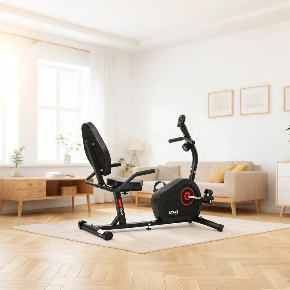 Cyclette da Seduta con 8 Livelli Potenza Bici Ergonomica per Allenamento Fitness
