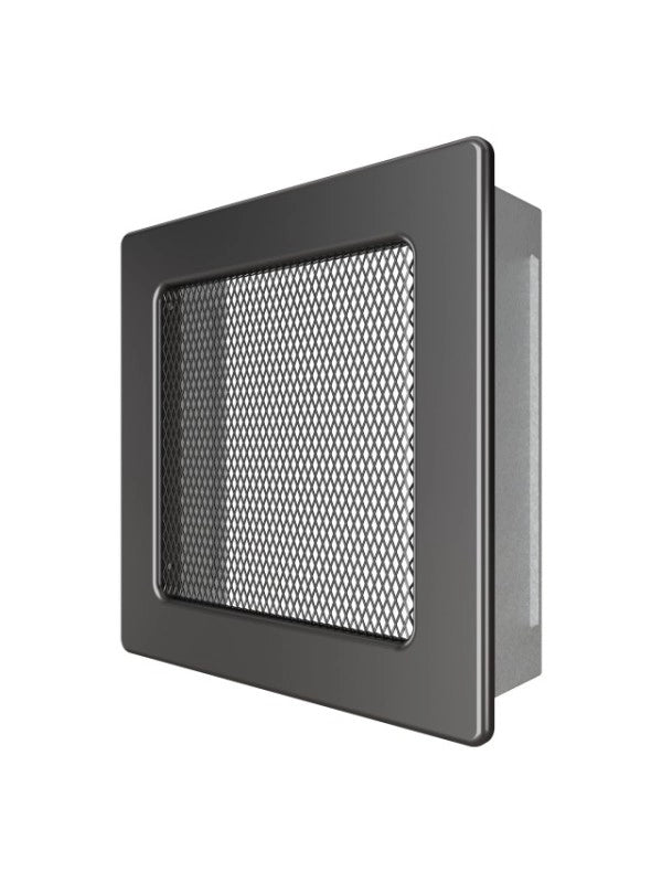 Griglia di ventilazione per camino Grafite - Classic 17x17