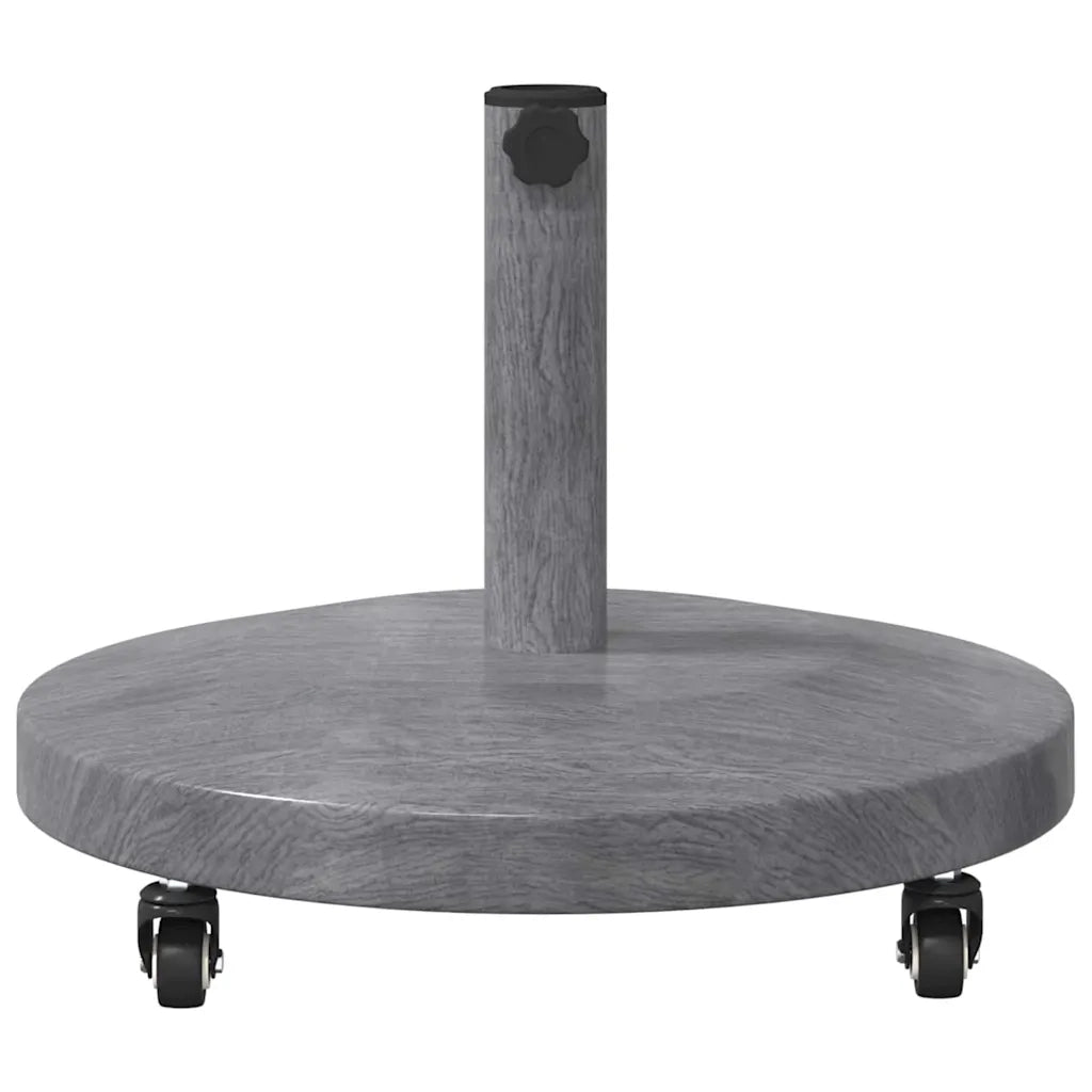 Base per ombrellone Aspetto Legno Grigio Scuro 48 x 48 x 32 cm CFW6465031