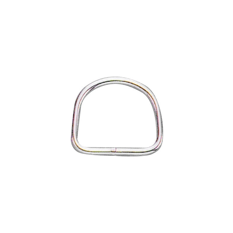 MEZZO ANELLO INOX Ø MM.6X40X37 D RING Ø MM.6X40X37H