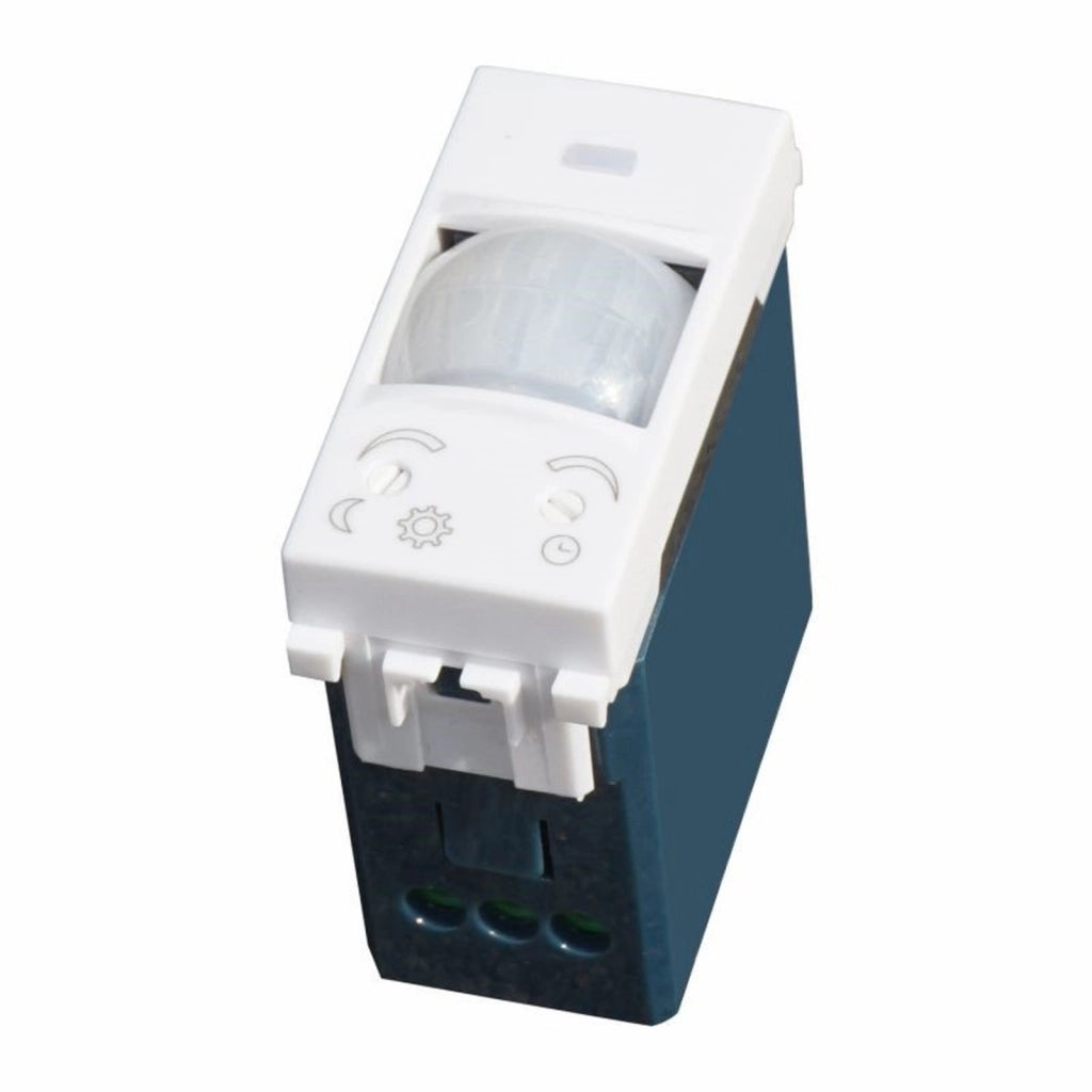 Serie Civile ETTROIT Bianco Compatibile Con Vimar Arke (Sensore Movimento e Crepuscolare 1M)