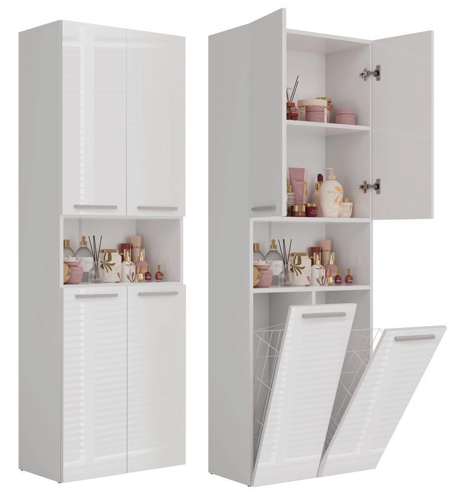 Colonna bagno NEL 2k/DK bianco lucido
