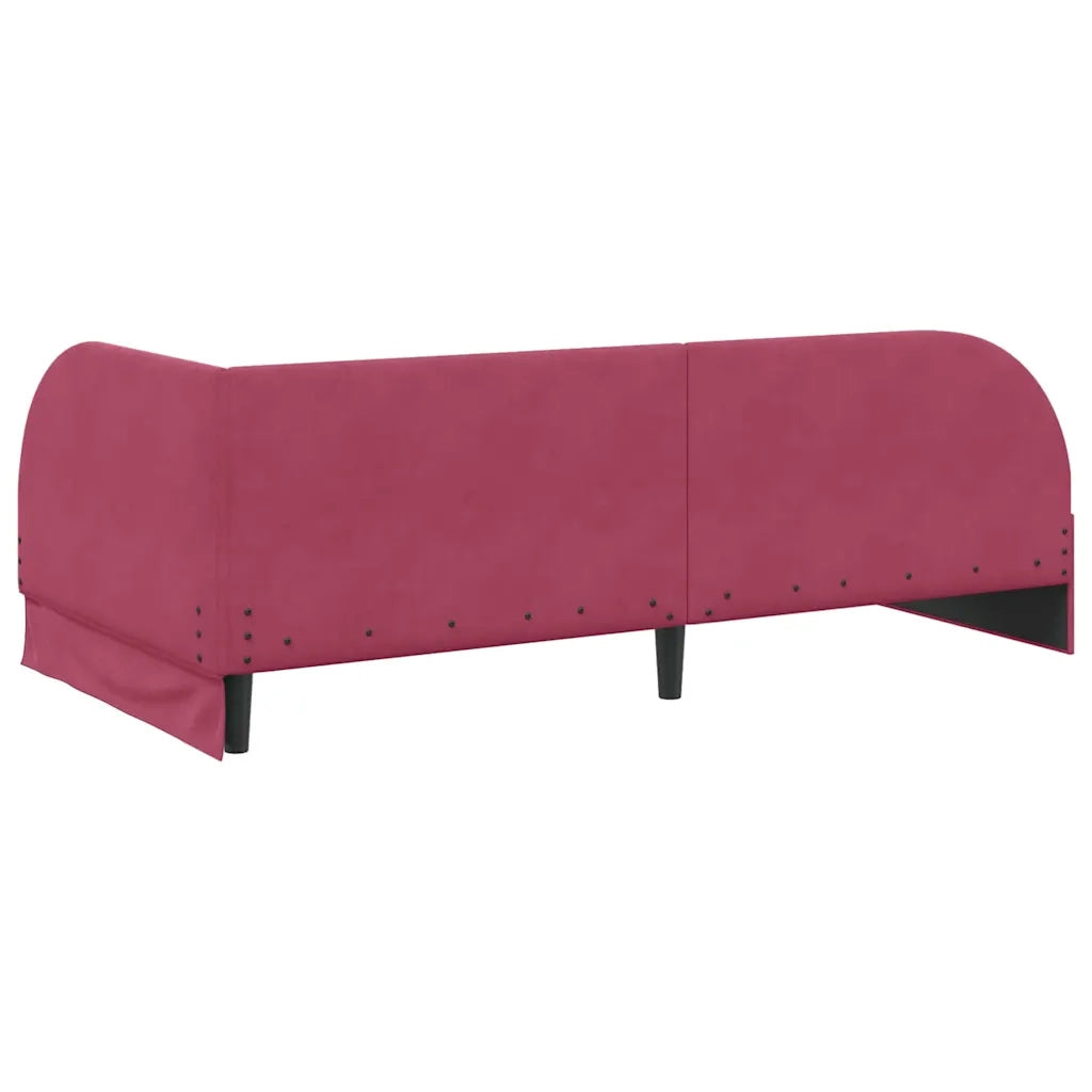 Struttura Letto Angolare con Materasso 2 pcs Verde Velluto 3394178