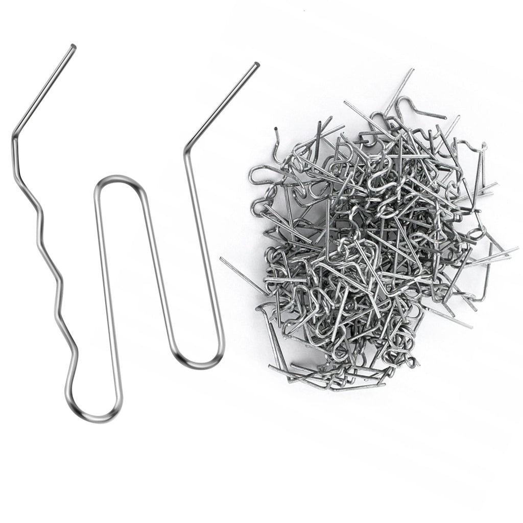 Graffette per Plastica Ovali e Piatte S 0,8mm – 100 Pezzi | Alta Qualità