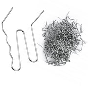 Graffette per Plastica Ovali e Piatte S 0,8mm – 100 Pezzi | Alta Qualità