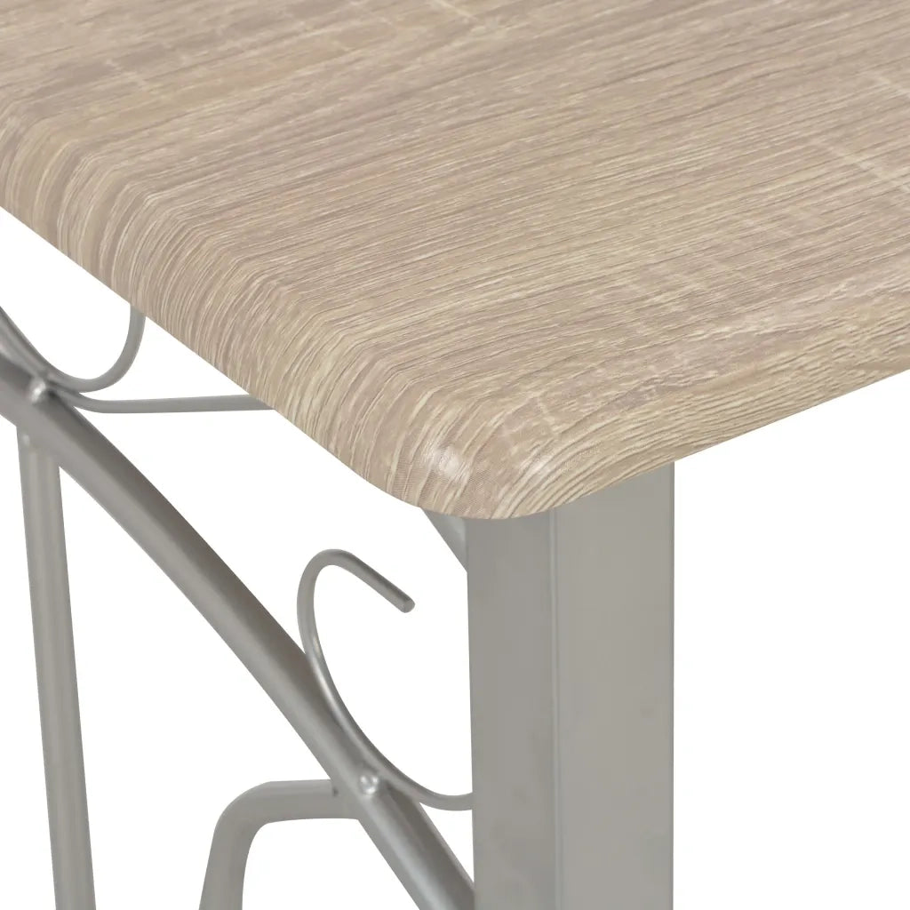 Set da Bar 3 pz in Legno e Acciaio CFW6573685