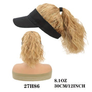 Pruik conica, pruik cappello da baseball, ombrello hip hop golf, cappello grappico con becco d'oca, parrucca coda di cavallo, stile 5