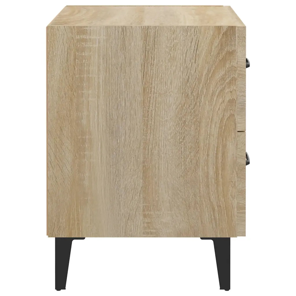 Comodino-Tavolino da notte Rovere Sonoma 40x35x47,5 cm 451454