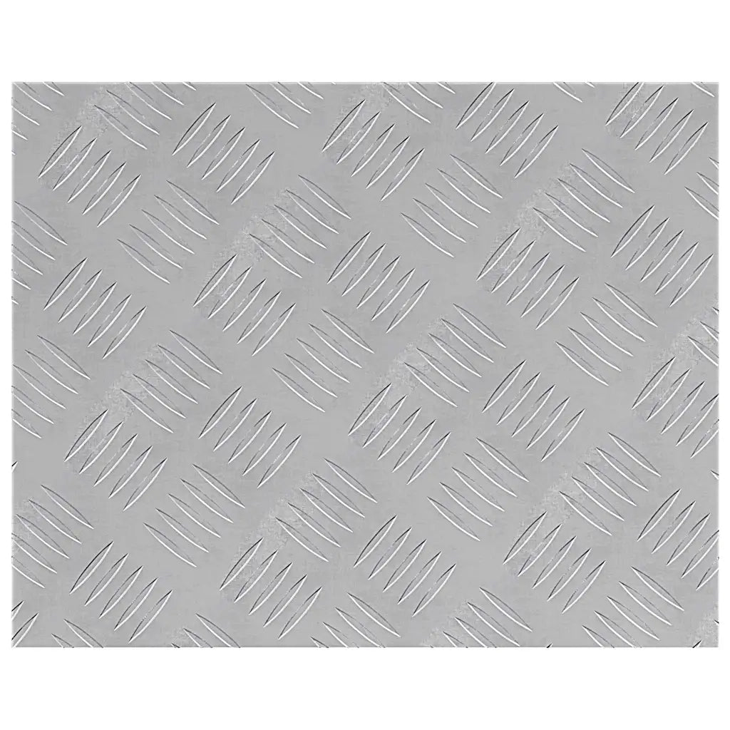 Gradini per Scale 2 pz | Tappetini per scale autoadesivi Argento 50 x 40 cm Alluminio