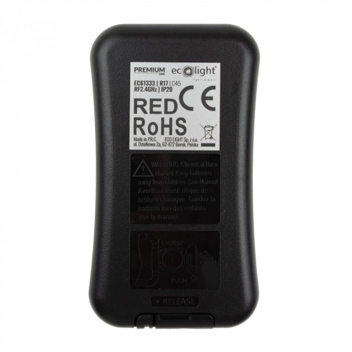 Telecomando touch RF R17 per V5-M RGB+CCT bianco Ecolight