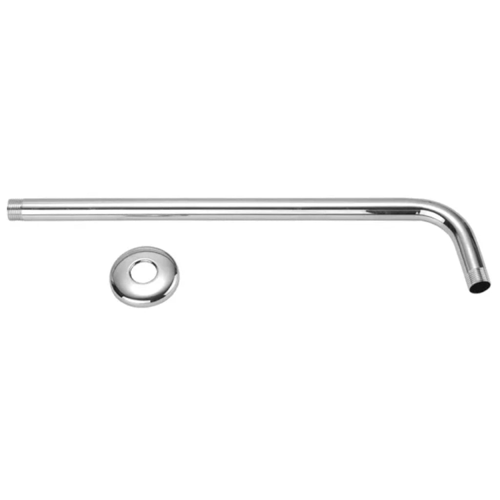 BRACCIO DOCCIA TONDO IN OTTONE CROMATO 1/2 - 35 CM